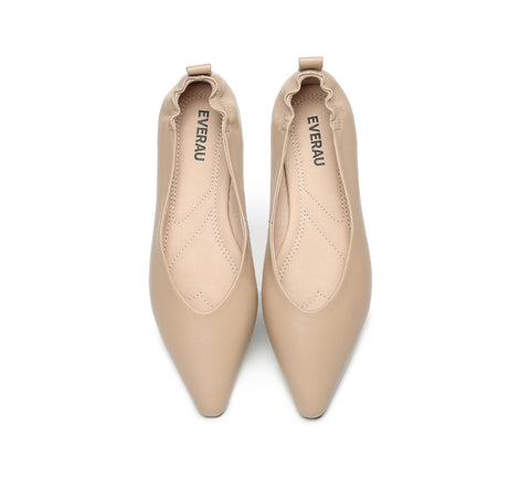 EVERAU® Leather Flats Women Sera