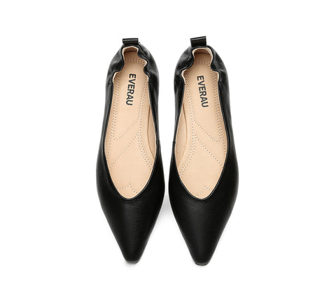 EVERAU® Leather Flats Women Sera