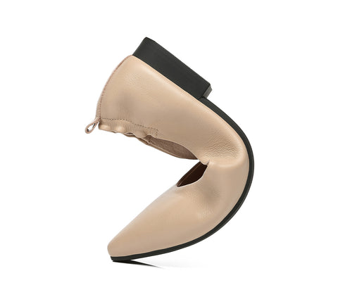 EVERAU® Leather Flats Women Sera