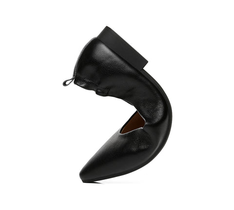 EVERAU® Leather Flats Women Sera