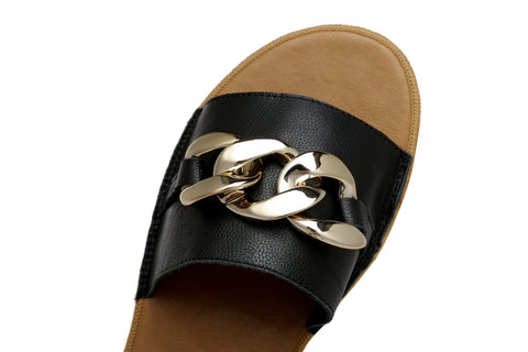 TARRAMARRA® Women Jianna Leather Flat Slides