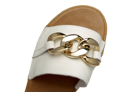 TARRAMARRA® Women Jianna Leather Flat Slides