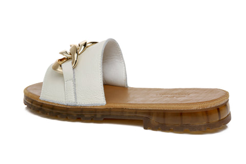 TARRAMARRA® Women Jianna Leather Flat Slides