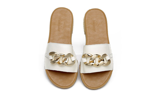 TARRAMARRA® Women Jianna Leather Flat Slides