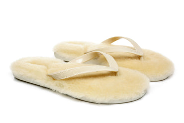 AUSTRALIAN SHEPHERD® UGG Fluffy Thong Sigma