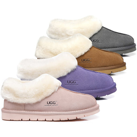 Australian Shepherd® Women and Men UGG Slippers Homey Moccasins
