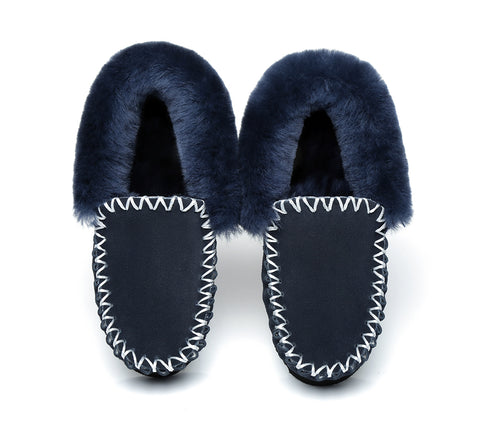 Australian Shepherd® UGG Australia Premium Sheepskin Women and Men Popo Moccasins