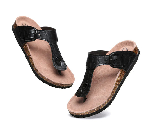 TARRAMARRA® Embossed Summer Beach Unisex Slip-on Lindsay Sandals