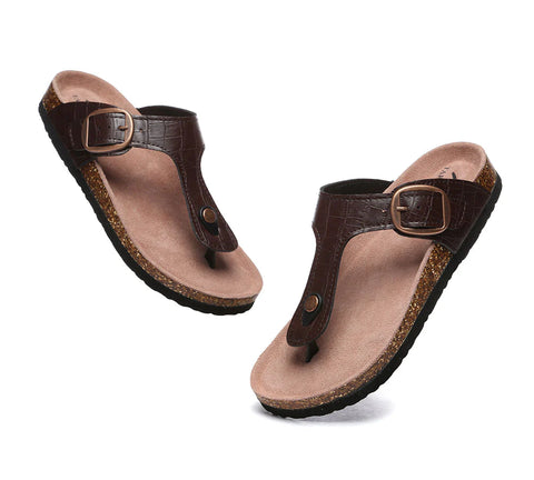 TARRAMARRA® Embossed Summer Beach Unisex Slip-on Lindsay Sandals