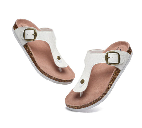 TARRAMARRA® Embossed Summer Beach Unisex Slip-on Lindsay Sandals