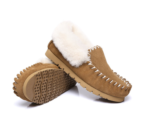 Australian Shepherd® UGG Australia Premium Sheepskin Women and Men Popo Moccasins