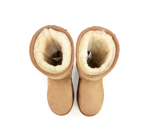 Urban UGG® Australian Made Sheepskin Wool Boots Short Platform