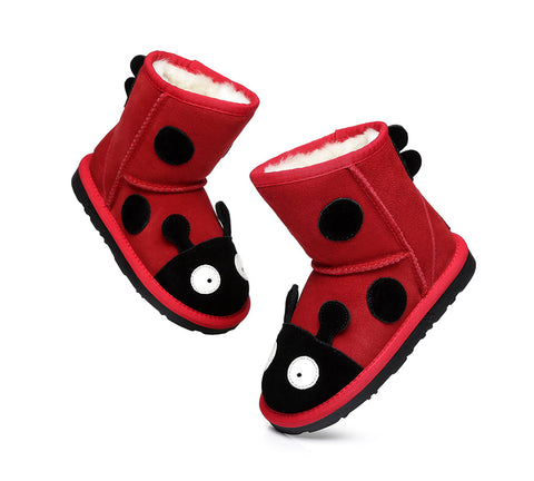 Kids Ugg Boots Ladybug