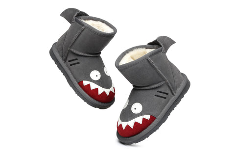 EVERAU® Kids Ugg Boots Shark