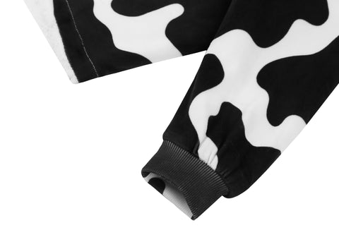 TARRAMARRA® Kids Cow Pattern Reversible Hoodie Blanket