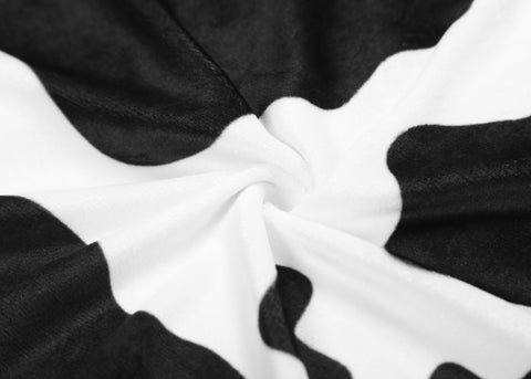 TARRAMARRA® Kids Cow Pattern Reversible Hoodie Blanket
