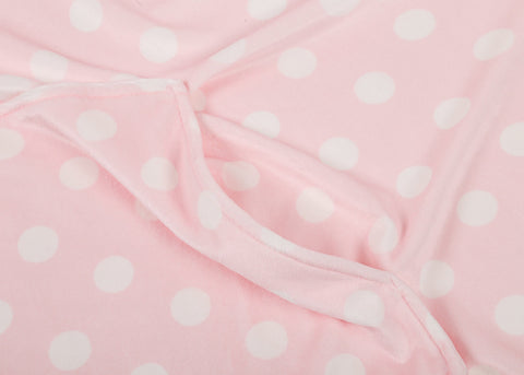 TARRAMARRA® Women and Men Reversible Hoodie Blanket Pink Polka Dot
