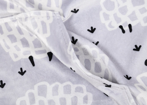 TARRAMARRA® Women and Men Reversible Hoodie Blanket Sheep Print