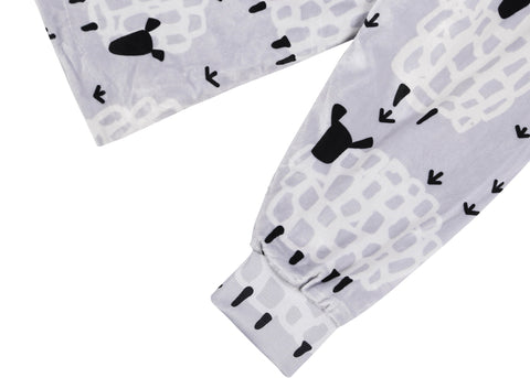 TARRAMARRA® Women and Men Reversible Hoodie Blanket Sheep Print