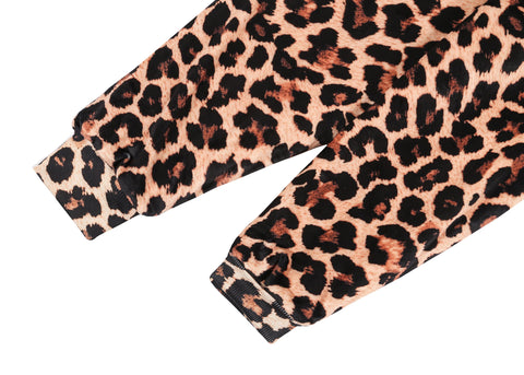 TARRAMARRA® Unisex Reversible Hoodie Blanket Leopard Print