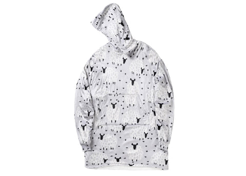 TARRAMARRA® Women and Men Reversible Hoodie Blanket Sheep Print