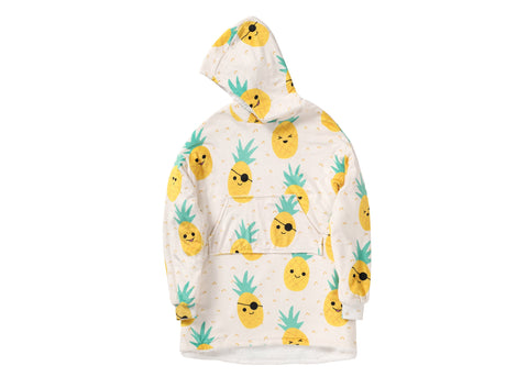 TARRAMARRA® Kids Pineapple Reversible Hoodie Blanket