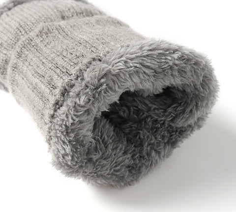 TARRAMARRA® Fingerless Double-layer Ultra Plush Knit Gloves