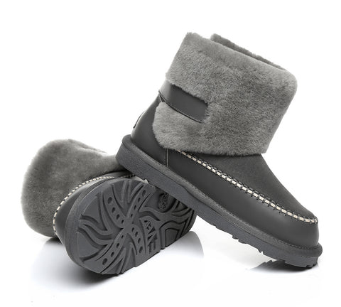 EVERAU® Mini Sheepskin Boots Women Optima