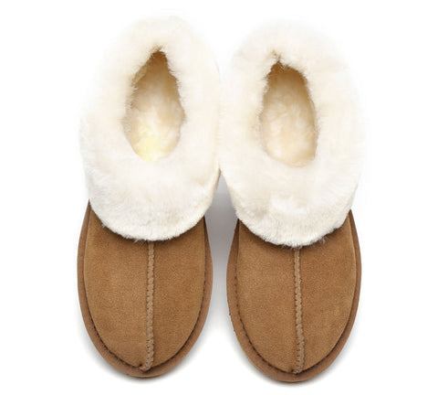 TARRAMARRA® Premium Australian Sheepskin Ankle Slipper Unisex Homey