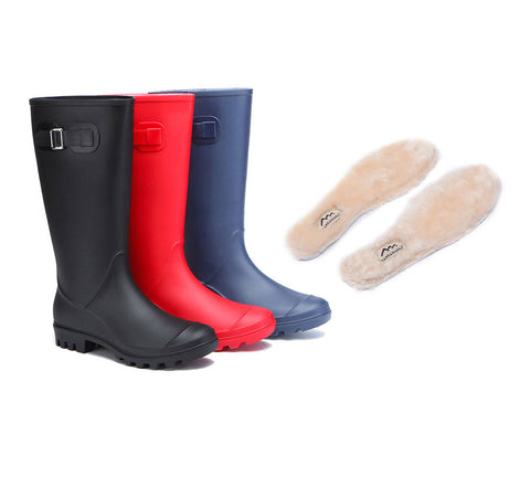 TARRAMARRA® Rainboots ,Tall Gumboots Women Veronica With Wool Insoles