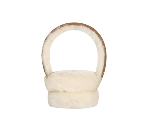 Accessories - Adjustable Sheepskin Wool Connie Earmuff