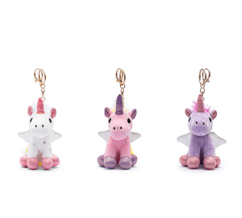 Accessories - Cute Plush Unicorn Keyring