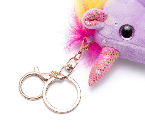 Accessories - Cute Plush Unicorn Keyring