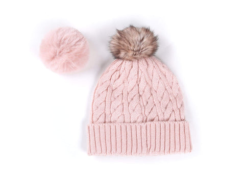 Accessories - TA Maya Beanie Detachable Pom Pom