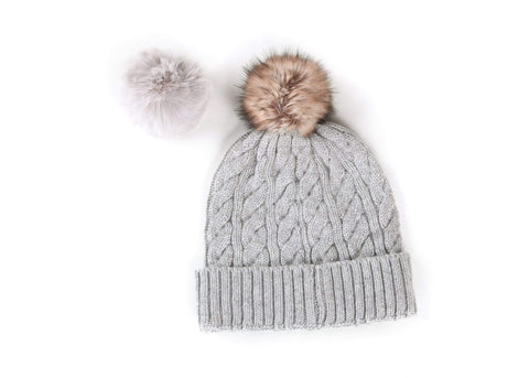 Accessories - TA Maya Beanie Detachable Pom Pom