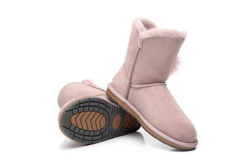 Australian Shepherd® UGG Boots Ladies Short Pom Pom Blakely