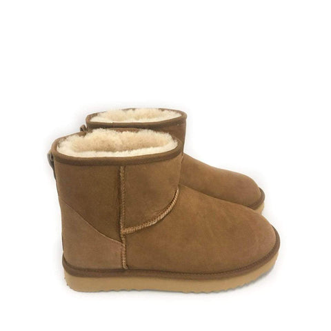 Australian Shepherd® UGG Boots Men Large Size Mini Classic,Australian Genuine Double Face Sheepskin