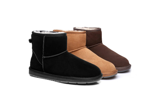 Australian Shepherd® Women and Men UGG Classic Mini Boots with Suede Upper