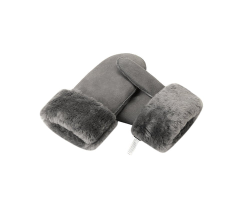 Gloves - Fluffy Sheepskin Wool Mittens