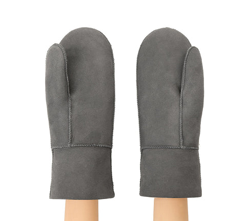 Gloves - Fluffy Sheepskin Wool Mittens