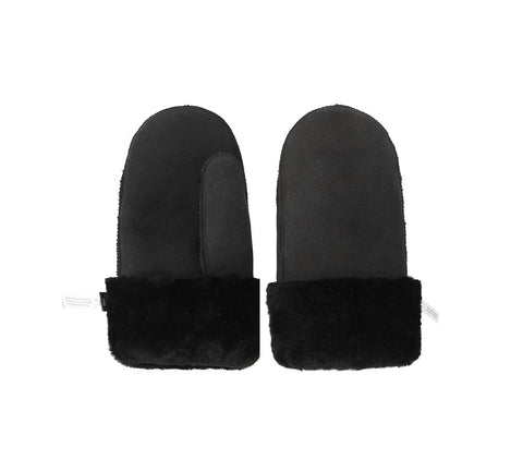 Gloves - Fluffy Sheepskin Wool Mittens