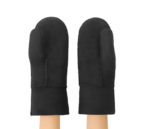 Gloves - Fluffy Sheepskin Wool Mittens