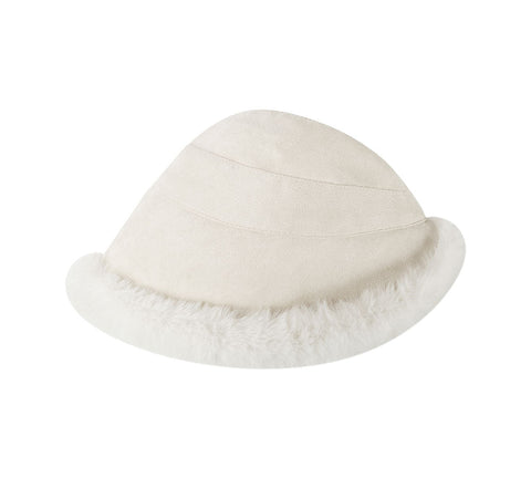 Hats - Suede Fluffy Warm Bucket Hat