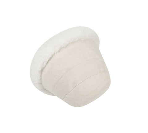 Hats - Suede Fluffy Warm Bucket Hat