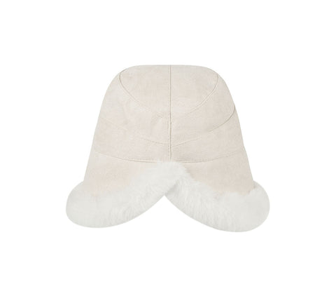 Hats - Suede Fluffy Warm Bucket Hat