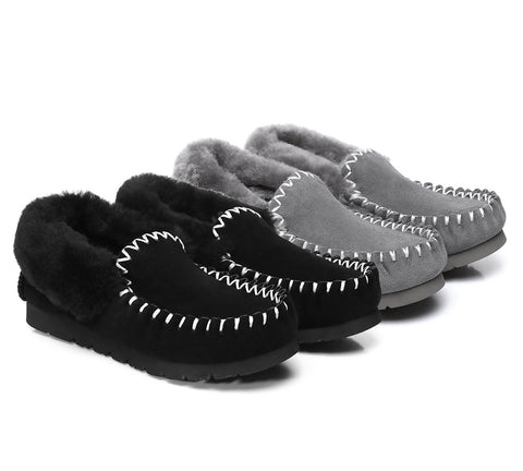 Australian Shepherd® Kids Ankle Slippers popo Moccasins