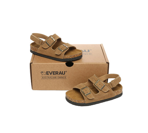 Sandals - EVERAU® Kids Adjustable Straps Hook And Loop Slingback Summer Sandals