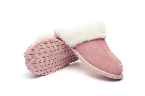 Australian Shepherd® Women And Men UGG Slippers Australia Premium Sheepskin Rosa Scuff