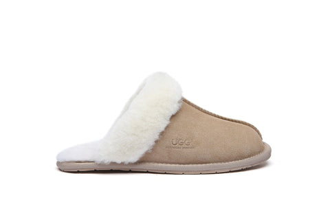Australian Shepherd® Women And Men UGG Slippers Australia Premium Sheepskin Rosa Scuff