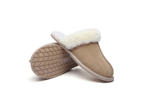 Australian Shepherd® Women And Men UGG Slippers Australia Premium Sheepskin Rosa Scuff